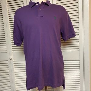 Polo By Ralph Lauren Size Medium Purple Cotton Polo